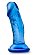 Синий анальный фаллоимитатор Sweet N Small 4 Inch Dildo with Suction Cup - 11,4 см.