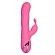 Розовый вибратор-кролик с волновым движением ствола Santa Barbara Surfer - 24 см.
