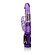 Фиолетовый вибромассажер Petite Jack Rabbit - 24 см.