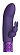Фиолетовый мини-вибратор Dazzling - 11,8 см.