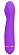Фиолетовый вибромассажер с 20 режимами вибрации - 13,5 см.